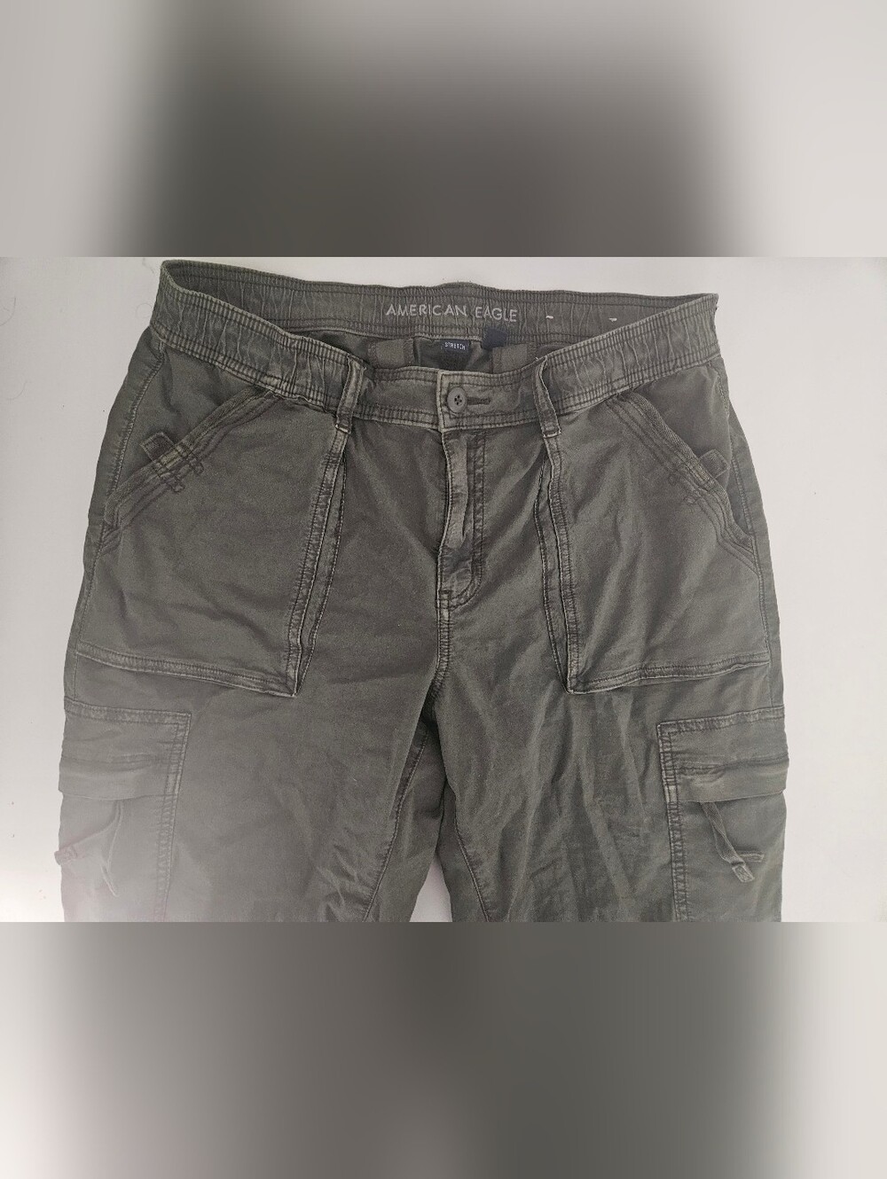 American Eagle Olive Green Cargo Jogger